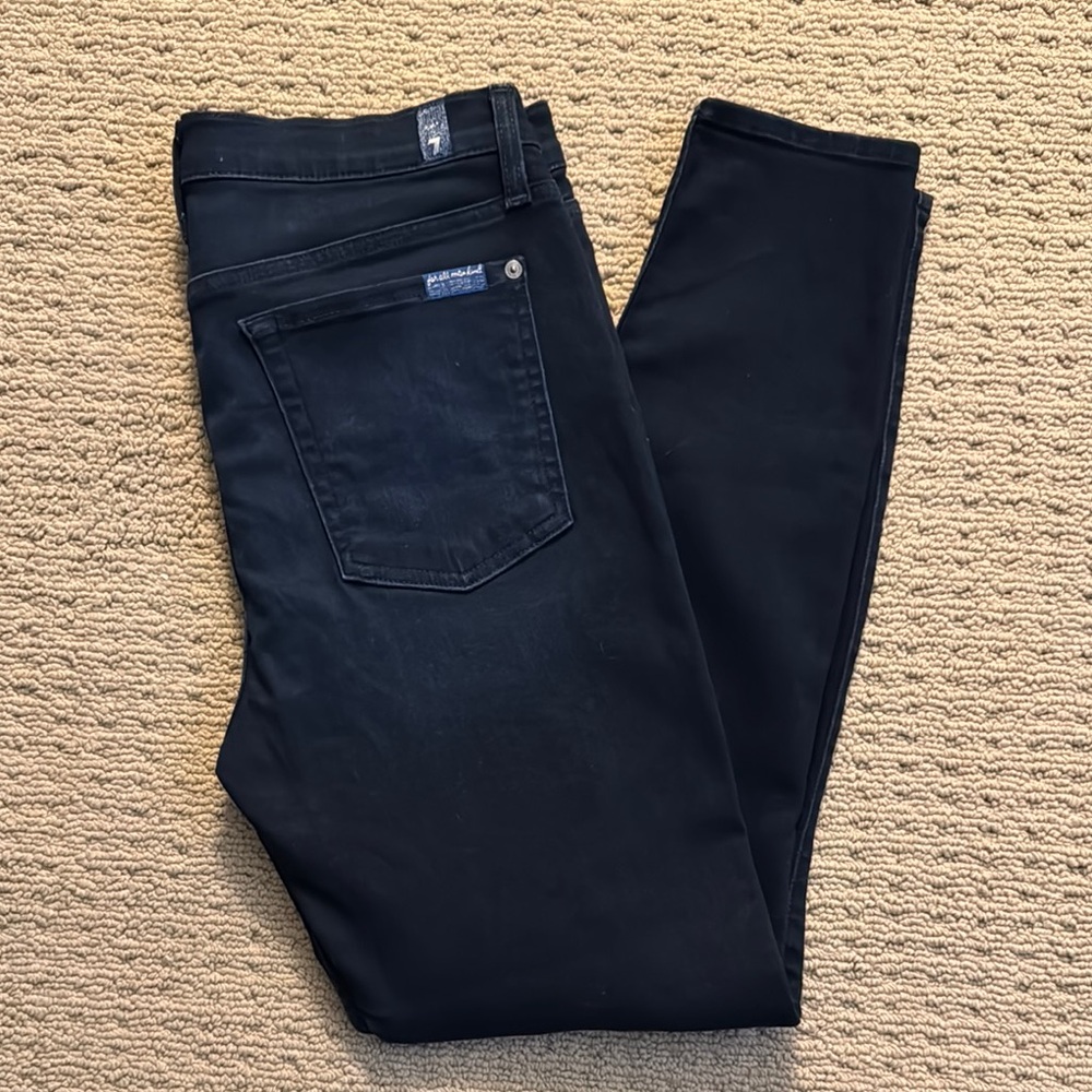 7 for all mankind high waist ankle jeans